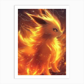 Pokemon Eevee 2 Art Print