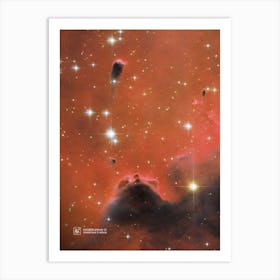 Westerhout 5 nebula. KAG2008 globule 13 — space poster Art Print