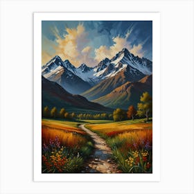 Path To The Mountains Art Print