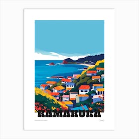 Kamakura Japan 1 Colourful Travel Poster Art Print