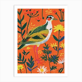 Spring Birds Lapwing 2 Art Print