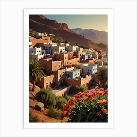 Moroccan Village Art Print