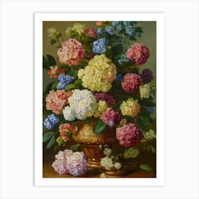 Hydrangea Painting 1 Flower Art Print