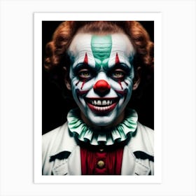 Clown Midnight Halloween Art Print