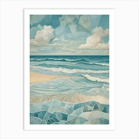 Ocean Blue Art Print