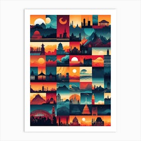 Landscapes Of The World Art Print