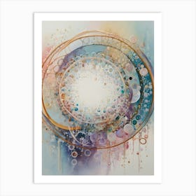 Circle Of Bubbles Art Print