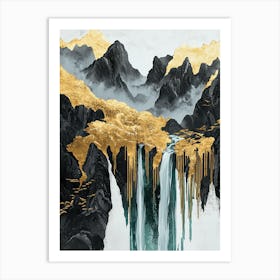 Pyrenean Flow Luxe Dreamscape Art Print