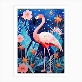 Flamingo, Matisse Inspired Art Print