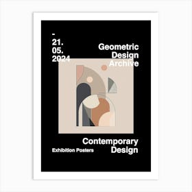 Geometric Design Archive Poster 55 Art Print