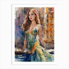 Mermaid 16 Art Print