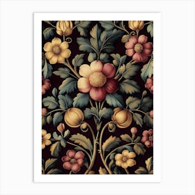 William Morris Artprint, Beautiful Flowers Pattern, Modern Colores, Pia Art Print