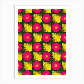 Freesia Andy Warhol Flower Art Print