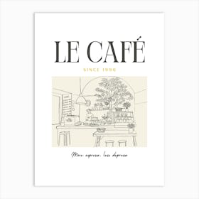 Le Cafe Art Print