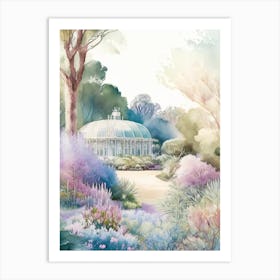 Adelaide Botanic Garden, 1, Australia Pastel Watercolour Art Print