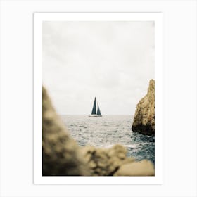 Boat In Capri Art Print