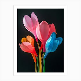 Bright Inflatable Flowers Cyclamen 2 Art Print