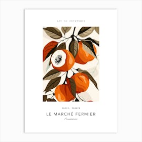 Persimmon Le Marche Fermier Poster 2 Art Print