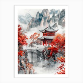 Chinese Pagoda 7 Art Print