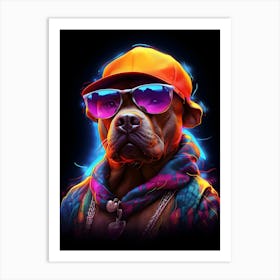 American Staffordshire Terrier Dog Art Print