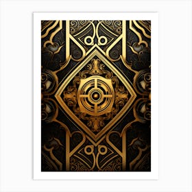 Gothic Wallpaper Art Print