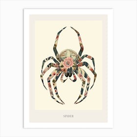 Colourful Insect Illustration Spider 17 Poster Art Print