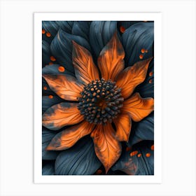 Abstract Flower 15 Art Print