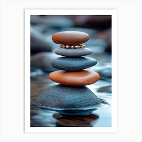 Balancing Stones 11 Art Print