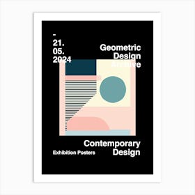 Geometric Design Archive Poster 60 Art Print