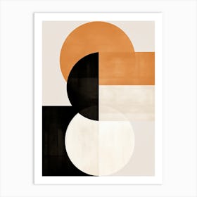 Beige Bauhaus Wiesbaden Wonder Art Print