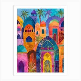 Arabic City 2 Art Print