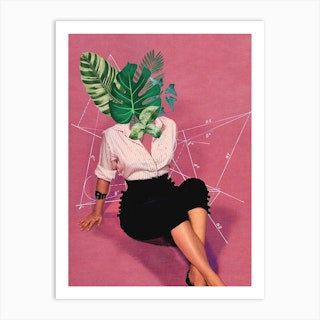 I Leaf You Crazy Plant Lady Art Print