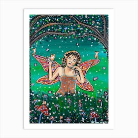 Conversations with Fairies Art Print