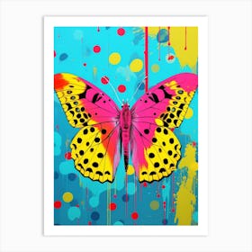 Pop Art Clouded Yellow Butterfly    4 Art Print