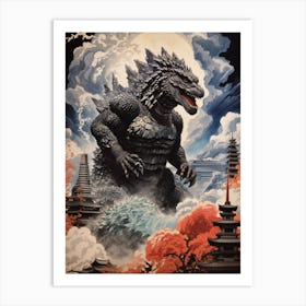 Godzilla Unleashed Art Print