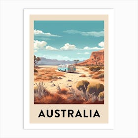 Vintage Travel Poster Australia 6 Art Print