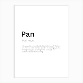 Pan Definition Meaning Art Print