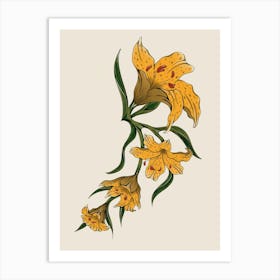 Yellow Lily Art Print