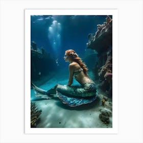 Mermaid -Reimagined 6 Art Print