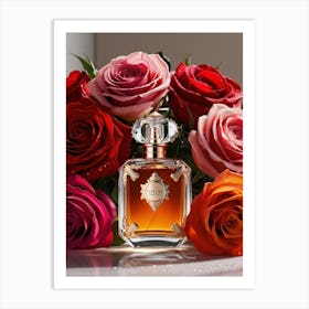 Roses And Perfume 4 Art Print