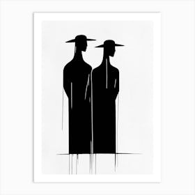 Silhouettes 1 Art Print