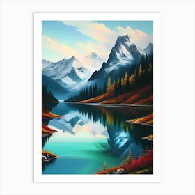 Mountain Lake 12 Art Print