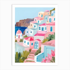 Santorini Print Poster 2 Art Print