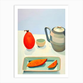 Sweet Potato Tablescape vegetable Art Print