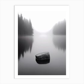 Foggy Lake 7 Art Print