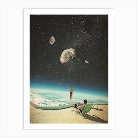 Summer With A Chance Of Asteroids Art Print