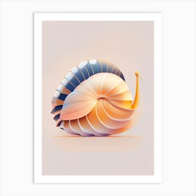 Assassin Snail  Illustration Art Print