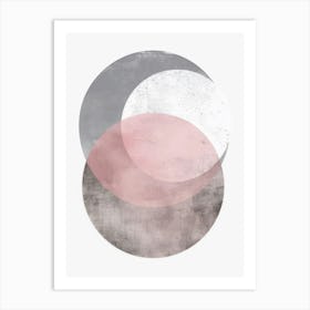 Abstract Circles Canvas Print 13 Art Print