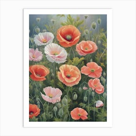 Poppies 36 Art Print