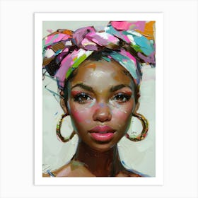 African American Woman 5 Art Print